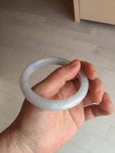 Load image into Gallery viewer, 54.7mm certified type A100% Natural green purple Jadeite Jade bangle BM35-0251