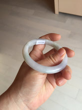 Load image into Gallery viewer, 54.7mm certified type A100% Natural green purple Jadeite Jade bangle BM35-0251