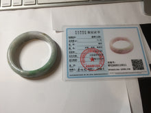 Load image into Gallery viewer, AllaboutjadeCanada.com only 56mm certified 100% natural Type A sunny green purple brown black jadeite jade bangle AZ175-0511 add on item