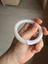 Load image into Gallery viewer, 52.5mm Type A 100% Natural light pink/purple round cut Jadeite Jade bangle BH126-8037