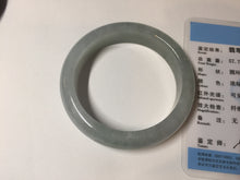 Load image into Gallery viewer, 53.4mm Certified Type A 100% Natural icy watery light green purple jadeite Jade bangle BK122-3397