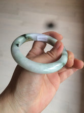 Load image into Gallery viewer, 55.3mm certified Type A 100% Natural dark green/purple/yellow Jadeite Jade bangle AZ41-4099