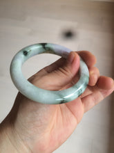 Load image into Gallery viewer, 55.3mm certified Type A 100% Natural dark green/purple/yellow Jadeite Jade bangle AZ41-4099
