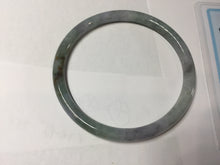 Load image into Gallery viewer, 65.2mm Certified type A 100% Natural light Green purple red (FU LU SHOU)white round cut Jadeite bangle PB307-0167