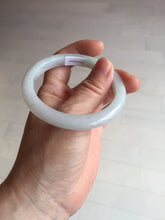 Load image into Gallery viewer, 54.6mm Certified 100% natural Type A white/green/purple jadeite jade bangle AM33-0255