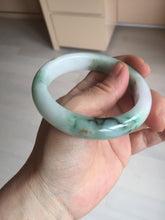 Load image into Gallery viewer, 57mm certified 100% natural type A sunny green/purple/yellow jadeite jade bangle BN101-7704