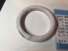 Load image into Gallery viewer, 60mm Certified Type A 100% Natural icy watery green/purple/red Jadeite Jade bangle BM87-4496