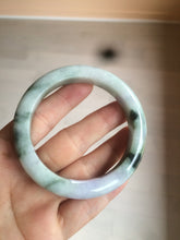 Load image into Gallery viewer, 55.3mm certified Type A 100% Natural dark green/purple/yellow Jadeite Jade bangle AZ41-4099