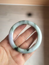 Load image into Gallery viewer, 55.3mm certified Type A 100% Natural dark green/purple/yellow Jadeite Jade bangle AZ41-4099