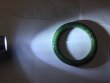 Load image into Gallery viewer, 54.9mm certified 100% Natural dark green/black nephrite (碧玉) bangle HT168-9-3914