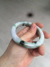 Load image into Gallery viewer, 55.3mm certified Type A 100% Natural dark green/purple/yellow Jadeite Jade bangle AZ41-4099