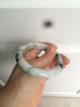 Load image into Gallery viewer, 55.3mm certified Type A 100% Natural dark green/purple/yellow Jadeite Jade bangle AZ41-4099