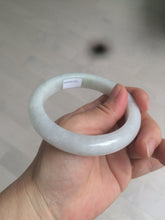 Load image into Gallery viewer, 58.2mm certified type A 100% Natural light green/white/purple jadeite jade bangle AE63-6538
