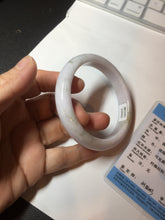 Load image into Gallery viewer, 58.5mm Certified Type A 100% Natural green/purple/white Jadeite Jade bangle BM88-4502