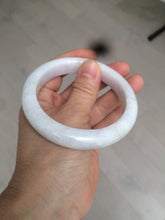 Load image into Gallery viewer, 59mm Certified 100% natural type A sunny green white/light purple jadeite jade bangle BF16-5408