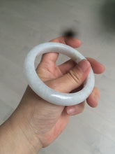Load image into Gallery viewer, 58.2mm certified type A 100% Natural light green/white/purple jadeite jade bangle AE63-6538