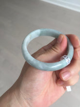 Load image into Gallery viewer, 53.5mm certified 100% natural type A light green white blue jadeite jade bangle BQ22-3791