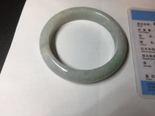 Load image into Gallery viewer, Shopify only 55.5mm Certified 100% natural Type A sunny green purple jadeite jade bangle BM89-9781