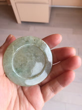 Load image into Gallery viewer, 100% Natural type A light green yellow jadeite Jade horse pendant worry stone AA93