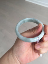 Load image into Gallery viewer, 53.5mm certified 100% natural type A light green white blue jadeite jade bangle BQ22-3791