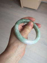 Load image into Gallery viewer, 57mm certified 100% natural type A sunny green/purple/brown jadeite jade bangle BN99-7710
