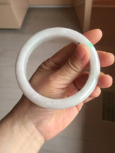 Load image into Gallery viewer, 61.5mm Type A 100% Natural sunny green/light white/purple Jadeite Jade bangle BH124-8036