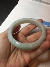 Load image into Gallery viewer, Shopify only 55.5mm Certified 100% natural Type A sunny green purple jadeite jade bangle BM89-9781