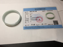 Load image into Gallery viewer, 51mm Certified Type A 100% Natural light purple/white square Jadeite Jade bangle BN98-2703