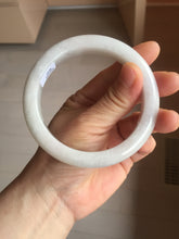 Load image into Gallery viewer, 61.5mm Type A 100% Natural sunny green/light white/purple Jadeite Jade bangle BH124-8036