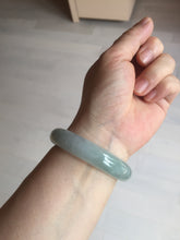 Load image into Gallery viewer, 51.4mm Certified Type A 100% Natural icy watery light green jadeite Jade bangle BK123-3400