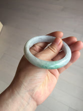 Load image into Gallery viewer, 55.2mm Certified Type A 100% Natural sunny green/light purple Jadeite Jade bangle BM27-0795