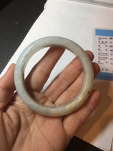 Load image into Gallery viewer, Shopify only 56mm Certified 100% natural Type A light green purple red jadeite jade bangle BM90-9788