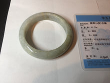 Load image into Gallery viewer, 55.4mm certified Type A 100% Natural green/yellow/purple/red Jadeite Jade bangle BM91-9786