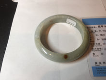 Load image into Gallery viewer, 55.4mm certified Type A 100% Natural green/yellow/purple/red Jadeite Jade bangle BM91-9786