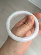 Load image into Gallery viewer, 57.5mm Certified Type A 100% Natural sunny green white purple jadeite Jade bangle BK79-0368