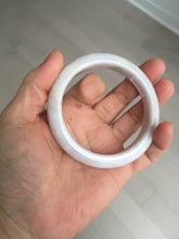 Load image into Gallery viewer, 57.5mm Certified Type A 100% Natural sunny green white purple jadeite Jade bangle BK79-0368
