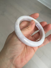 Load image into Gallery viewer, 57.5mm Certified Type A 100% Natural sunny green white purple jadeite Jade bangle BK79-0368