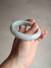 Load image into Gallery viewer, 57.5 mm Certified Type A 100% Natural sunny green/light purple Jadeite Jade bangle BM26-0790