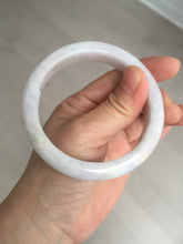 Load image into Gallery viewer, 57.5mm Certified Type A 100% Natural sunny green white purple jadeite Jade bangle BK79-0368