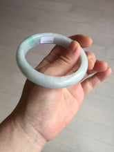 Load image into Gallery viewer, 57.5 mm Certified Type A 100% Natural sunny green/light purple Jadeite Jade bangle BM26-0790