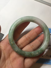 Load image into Gallery viewer, 57mm certified 100% natural type A sunny green/purple/brown jadeite jade bangle BN99-7710