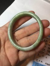Load image into Gallery viewer, 47.5mm Certified type A 100% Natural sunny green Jadeite Jade bangle BM93-4468