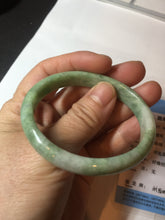 Load image into Gallery viewer, 47.5mm Certified type A 100% Natural sunny green Jadeite Jade bangle BM93-4468