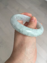 Load image into Gallery viewer, 54.9mm certified 100% natural Type A light green chubby jadeite jade bangle BK76-3784
