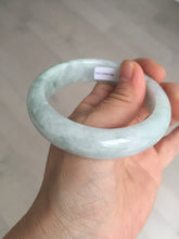 Load image into Gallery viewer, 54.9mm certified 100% natural Type A light green chubby jadeite jade bangle BK76-3784