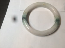 Load image into Gallery viewer, 59mm Certified 100% natural Type A green/white jadeite jade bangle AX99-4384
