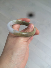 Load image into Gallery viewer, 50mm Certified Type A 100% Natural green brown black purple oval Jadeite Jade bangle AX60-7545
