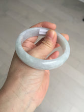 Load image into Gallery viewer, 56.3mm certified 100% natural Type A light green purple jadeite jade bangle Bk75-3785