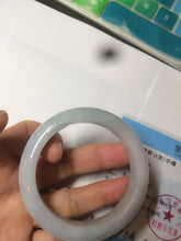 Load image into Gallery viewer, 52mm Certified Type A 100% Natural light green/purple Jadeite Jade bangle Q127-0309