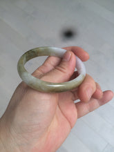 Load image into Gallery viewer, 50mm Certified Type A 100% Natural green brown black purple oval Jadeite Jade bangle AX60-7545